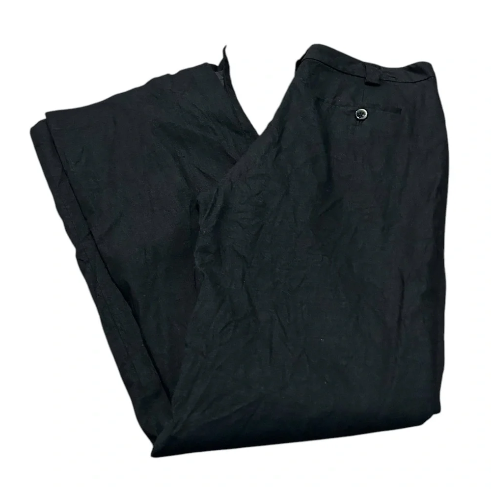 BANANA REPUBLIC lined linen blend Martin pants